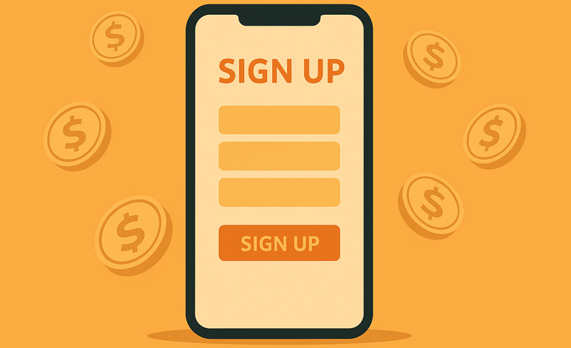 Sweepstakes Sign Up form
