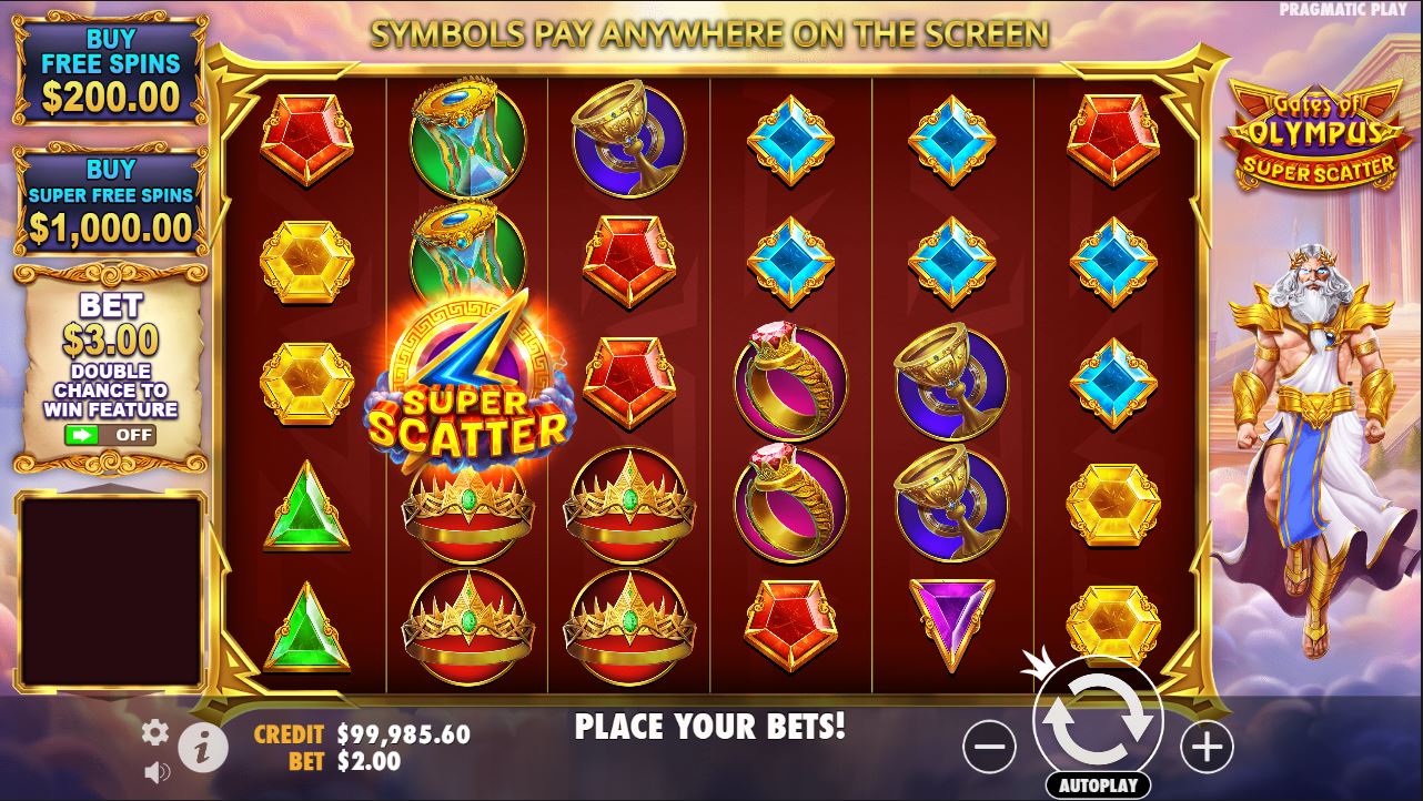 Gates Of Olympus Gameplay